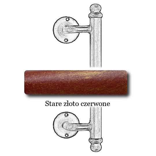 Stare złoto czerwone
