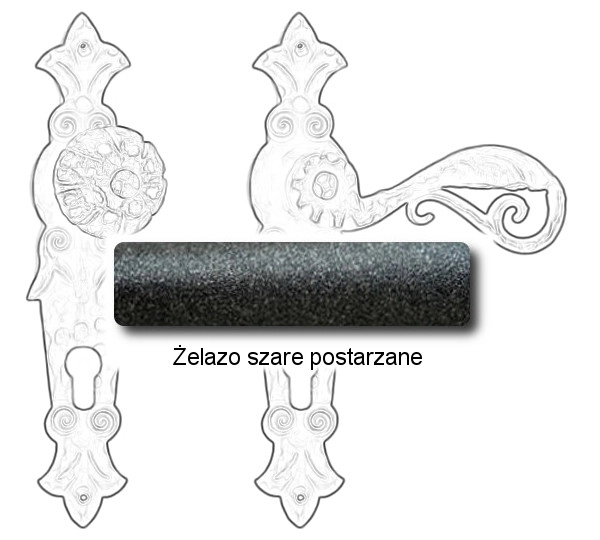 Żelazo szare postarzane