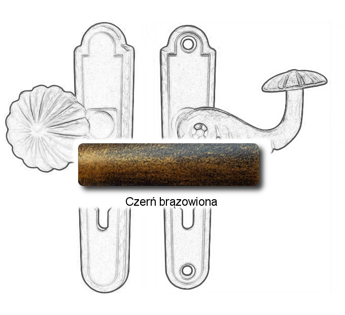 Czerń brązowiona
