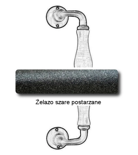 Żelazo szare postarzane