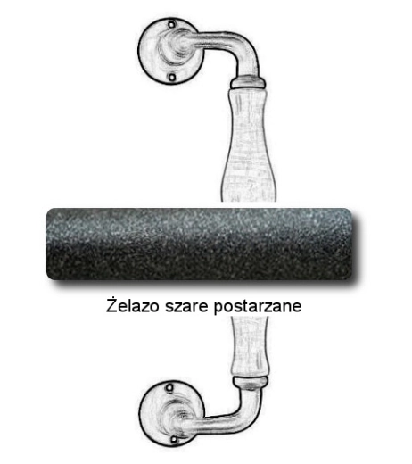 Żelazo szare postarzane