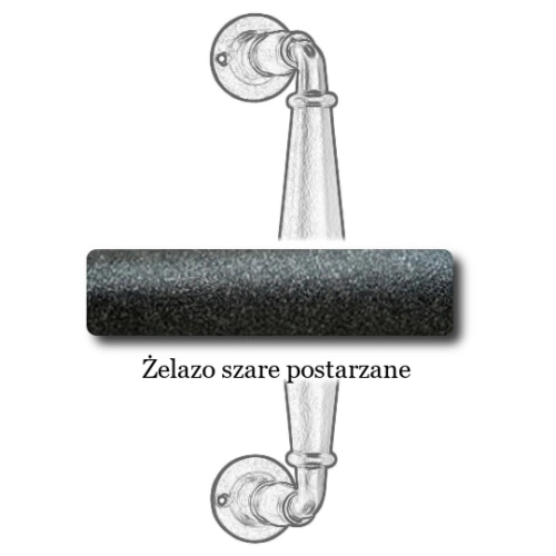 Żelazo szare postarzane