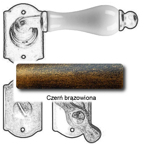 Czerń brązowiona