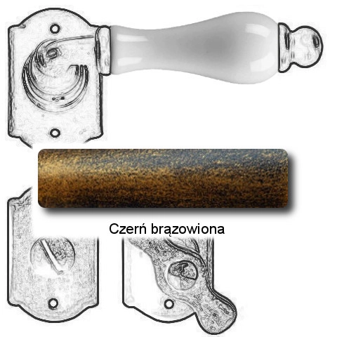 Czerń brązowiona