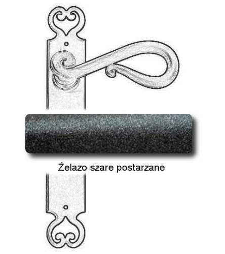 Żelazo szare postarzane