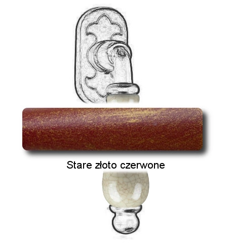 Stare złoto czerwone