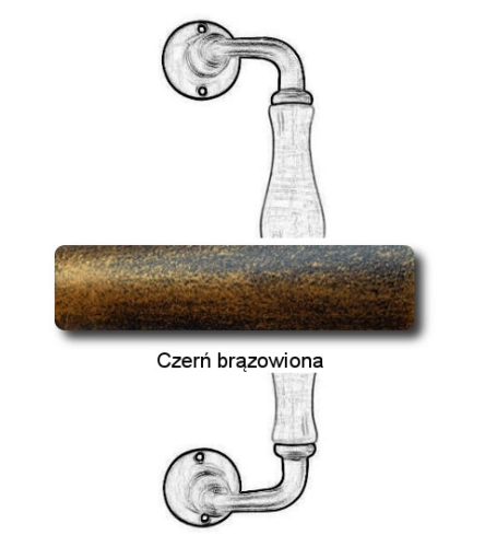 Czerń brązowiona