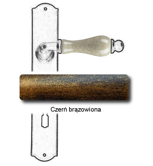 Czerń brązowiona