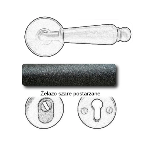 Żelazo szare postarzane