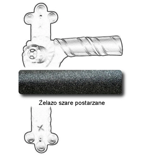 Żelazo szare postarzane