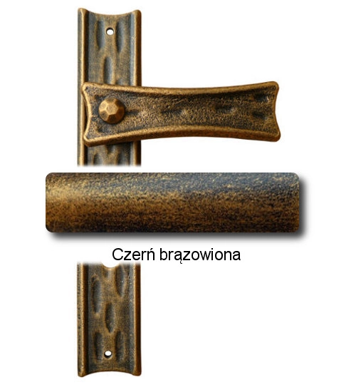Czerń brązowiona