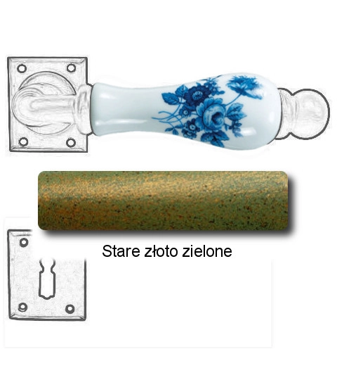 Stare złoto zielone
