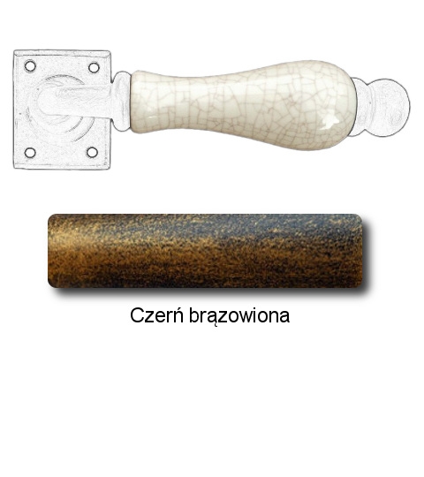 Czerń brązowiona