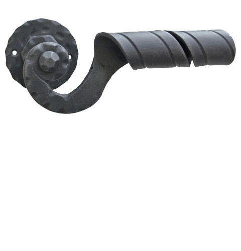 Klamka Absalon 26 w kolorze czerń starodawna