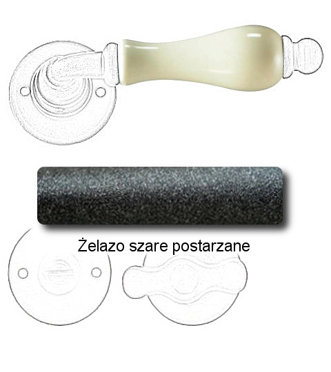 Żelazo szare postarzane