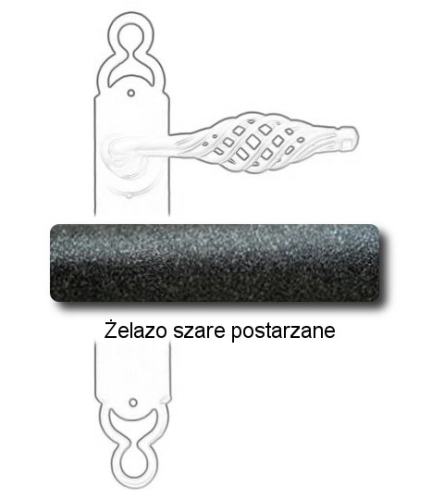 Żelazo szare postarzane