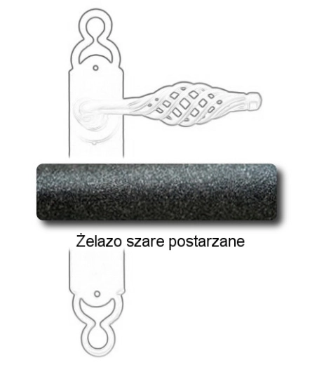 Żelazo szare postarzane