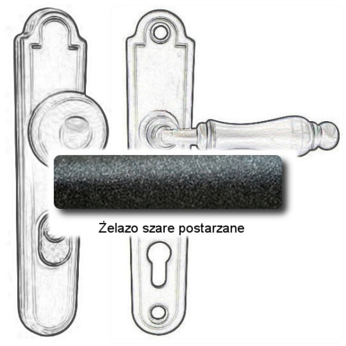 Żelazo szare postarzane