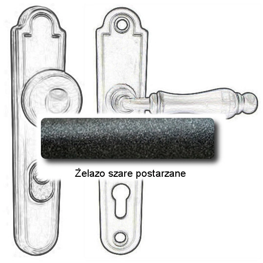 Żelazo szare postarzane