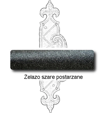 Żelazo szare postarzane
