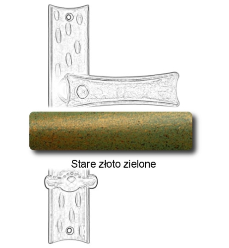 Stare złoto zielone