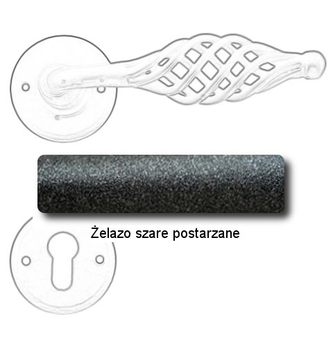 Żelazo szare postarzane