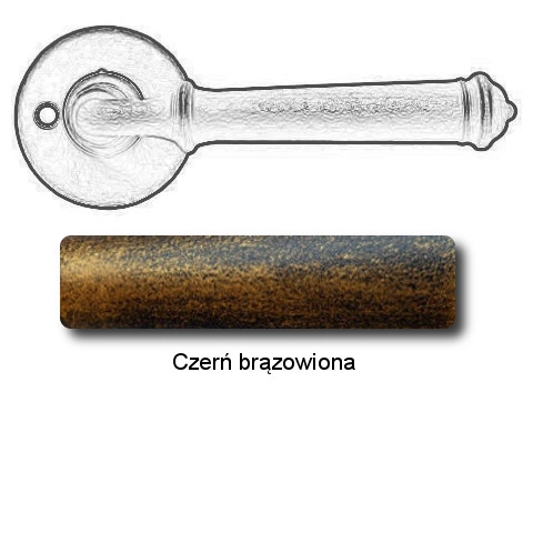 Czerń brązowiona