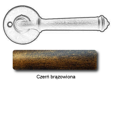 Czerń brązowiona