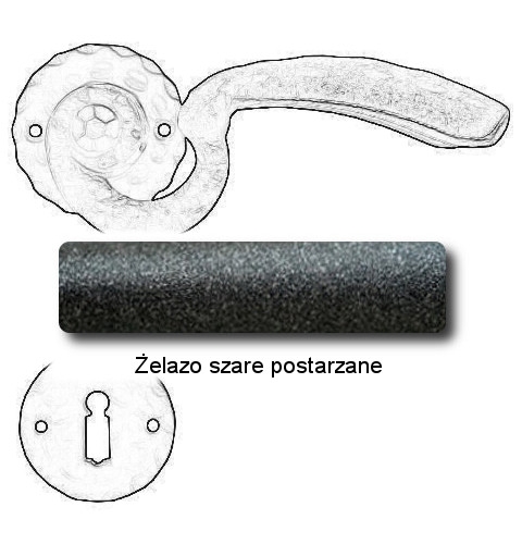 Żelazo szare postarzane