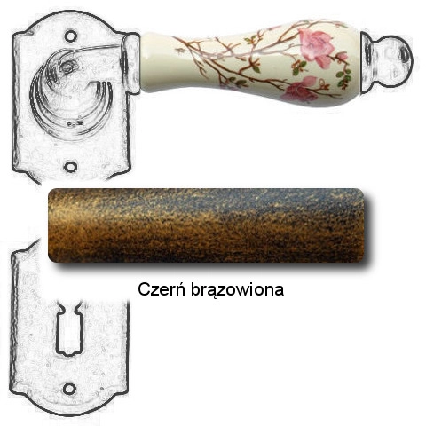 Czerń brązowiona