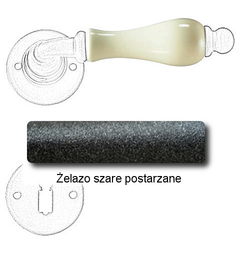 Żelazo szare postarzane