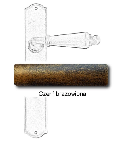 Czerń brązowiona