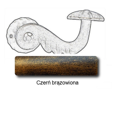 Czerń brązowiona