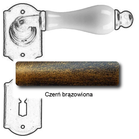 Czerń brązowiona