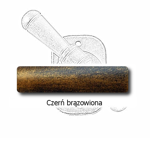 Czerń brązowiona