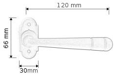 Wymiary klamki Berna 2094