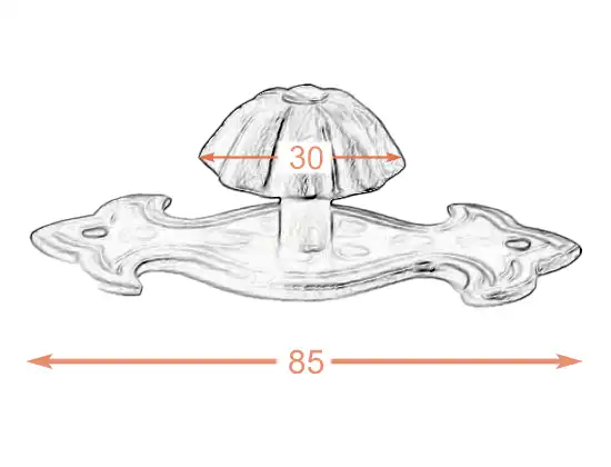 Uchwyt meblowy 616