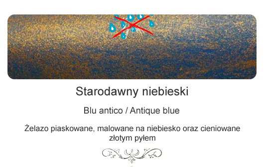 Starodawny niebieski