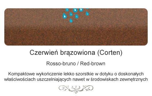Korten - Czerwień brązowiona