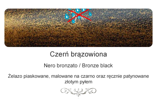Czerń brązowiona